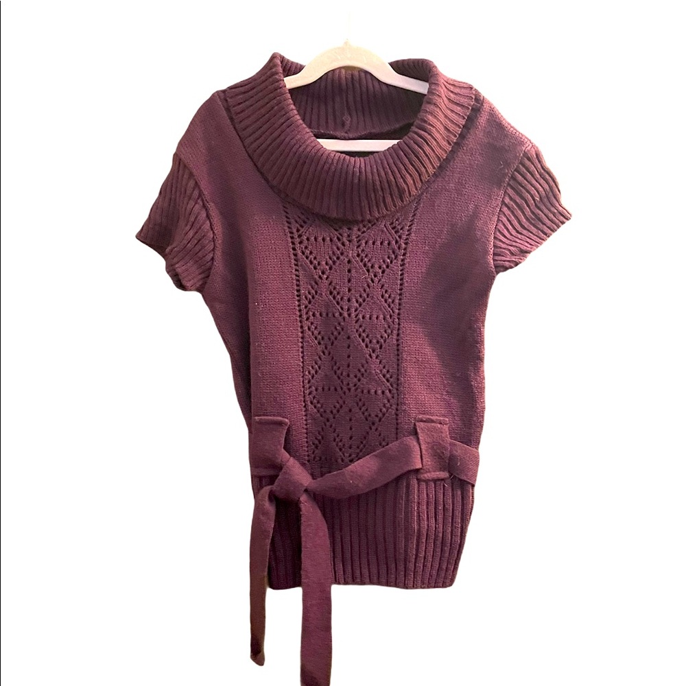 🦀2/$25 Crochet Knit Cowl Sweater Top